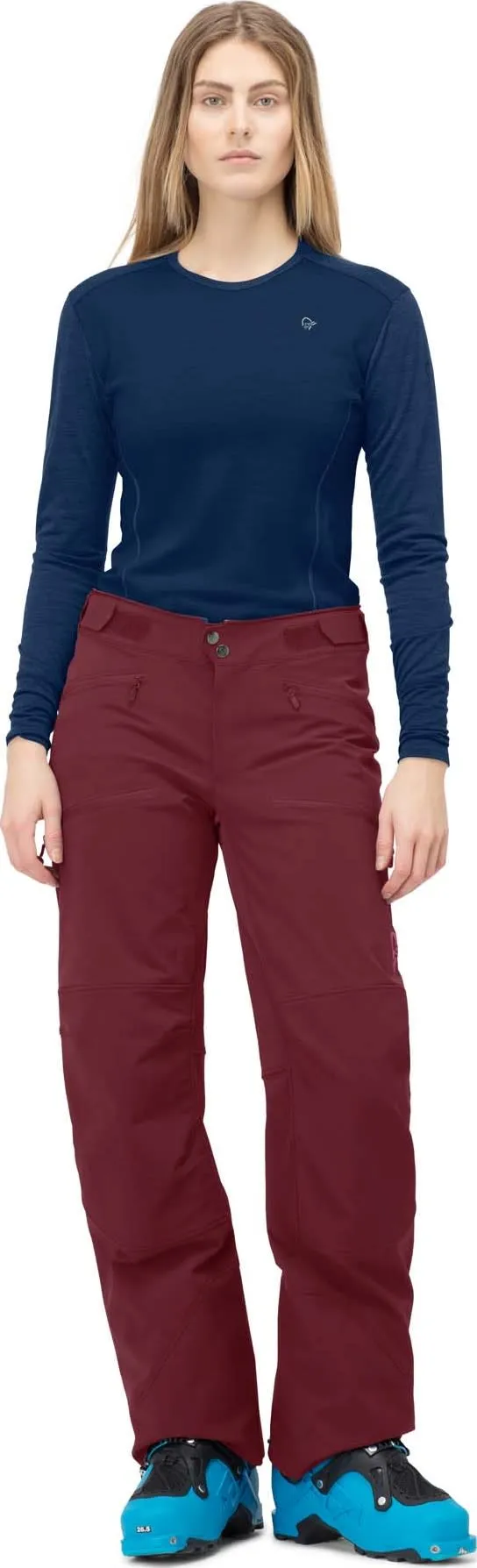 Norrøna Women&#x27;s Lyngen Flex1 Pants Tawny Port | Buy Norrøna Women&#x27;s Lyngen Flex1 Pants Tawny Port here | Outnorth